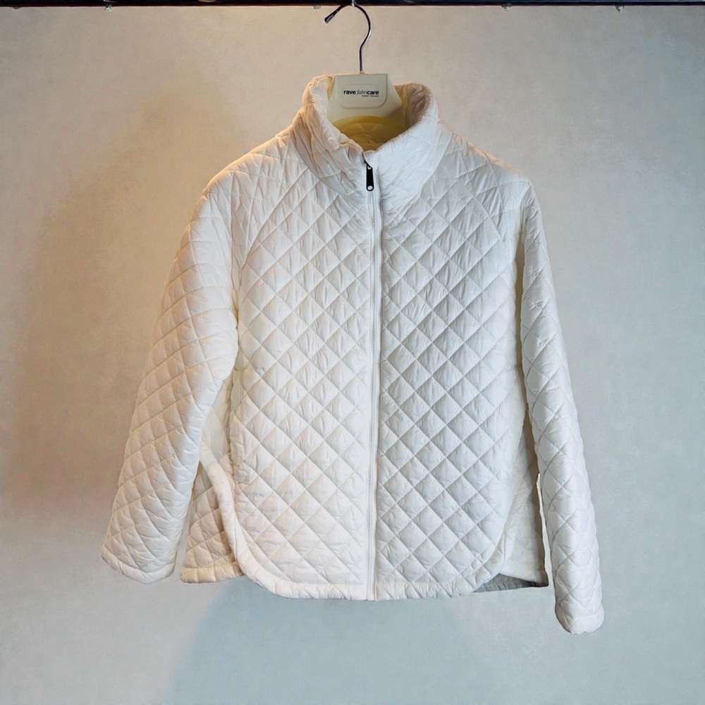 Sam Edelman | Winter Jacket | Quilted | Optic White | XL